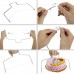 11 inches Cake Decorating Supplies Kit Rotating Turntable Stand Set with Frosting Piping Bags and Tips Set Icing Spatula and Smoother Pastry Tools - 127 PCS